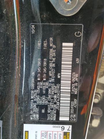 JTEABFAJ0SK021992 - 2025 TOYOTA LAND CRUISER BASE Negro foto 13