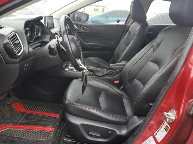 JM1BM1M31F1236392 - 2015 MAZDA 3 GRAND TOURING RED photo 7
