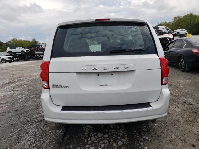 2C4RDGBG4DR814419 - 2013 DODGE GRAND CARA SE WHITE photo 6