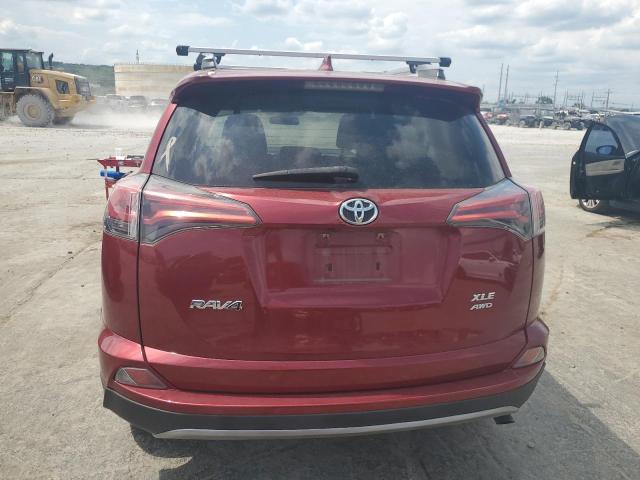 2T3RFREV7JW705860 - 2018 TOYOTA RAV4 ADVENTURE MAROON photo 6