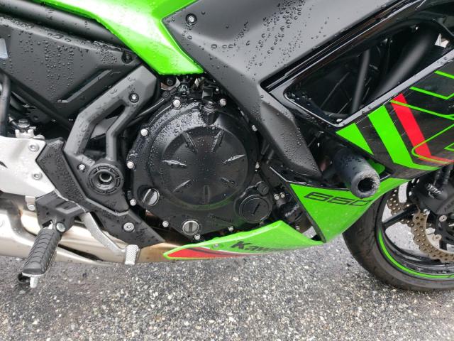 ML5EXER14PDAB1136 - 2023 KAWASAKI EX650 R GREEN photo 7