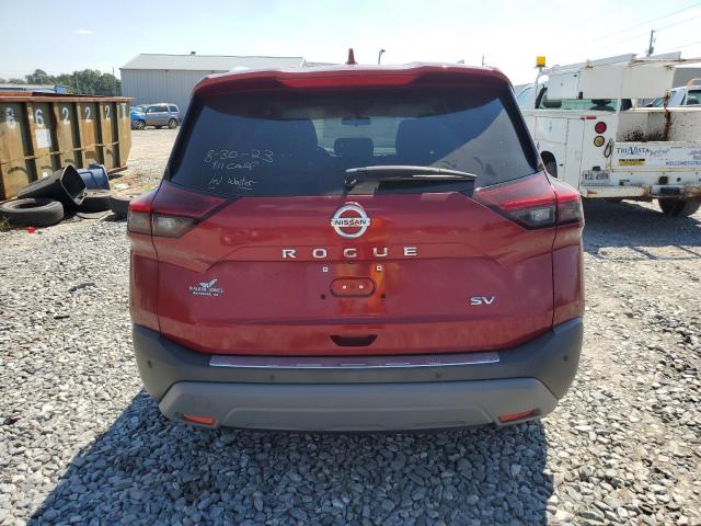 5N1AT3BA1MC802270 - 2021 NISSAN ROGUE SV RED photo 6