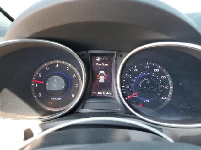 5XYZUDLA9DG067820 - 2013 HYUNDAI SANTA FE S BLACK photo 9