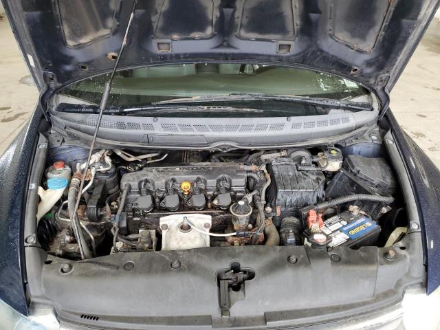 1HGFA16878L080175 - 2008 HONDA CIVIC EX BLUE photo 11