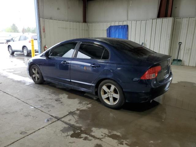 1HGFA16878L080175 - 2008 HONDA CIVIC EX BLUE photo 2