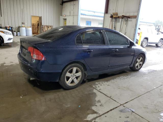 1HGFA16878L080175 - 2008 HONDA CIVIC EX BLUE photo 3