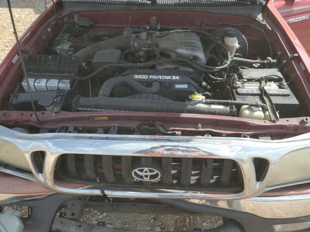 5TEGN92N94Z424537 - 2004 TOYOTA TACOMA DOUBLE CAB PRERUNNER RED photo 11