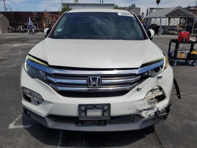 5FNYF5H37JB007155 - 2018 HONDA PILOT EX WHITE photo 5