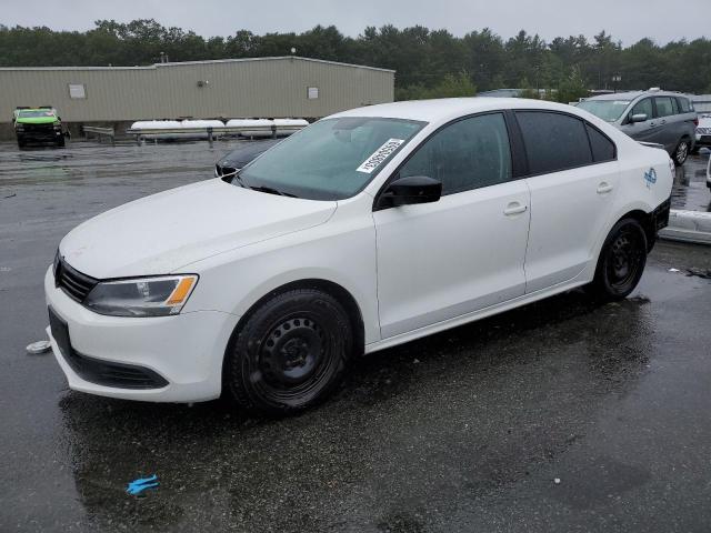 3VW2K7AJ7EM229344 - 2014 VOLKSWAGEN JETTA BASE WHITE photo 1