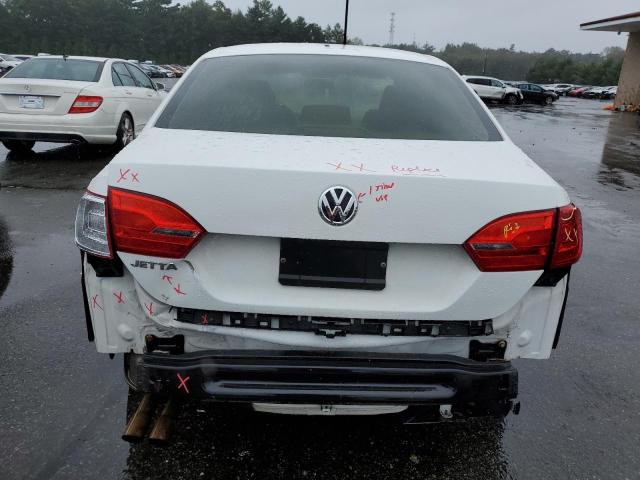 3VW2K7AJ7EM229344 - 2014 VOLKSWAGEN JETTA BASE WHITE photo 6