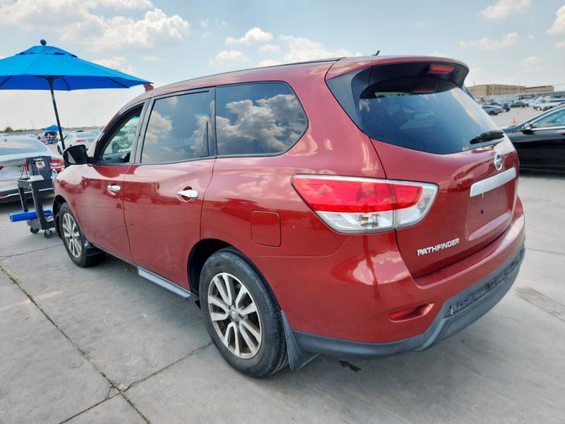 5N1AR2MN0EC701165 - 2014 NISSAN PATHFINDER S BURGUNDY photo 2