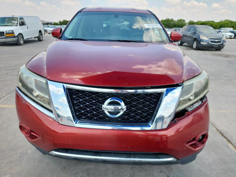 5N1AR2MN0EC701165 - 2014 NISSAN PATHFINDER S BURGUNDY photo 5