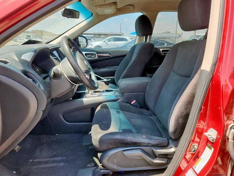 5N1AR2MN0EC701165 - 2014 NISSAN PATHFINDER S BURGUNDY photo 7