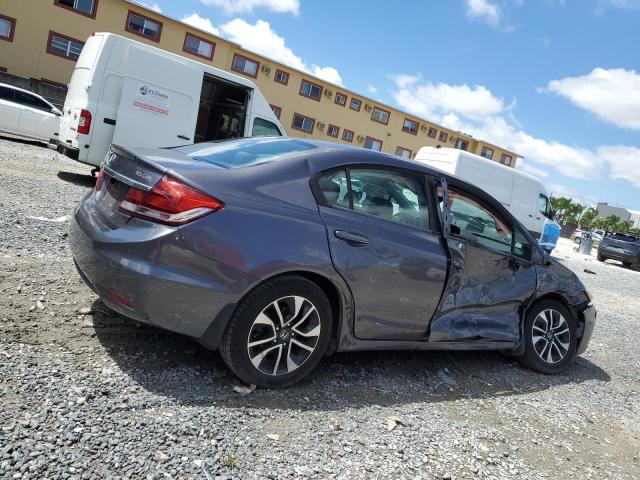 19XFB2F85FE082742 - 2015 HONDA CIVIC EX GRAY photo 3