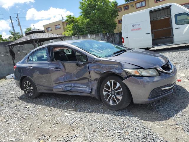 19XFB2F85FE082742 - 2015 HONDA CIVIC EX GRAY photo 4