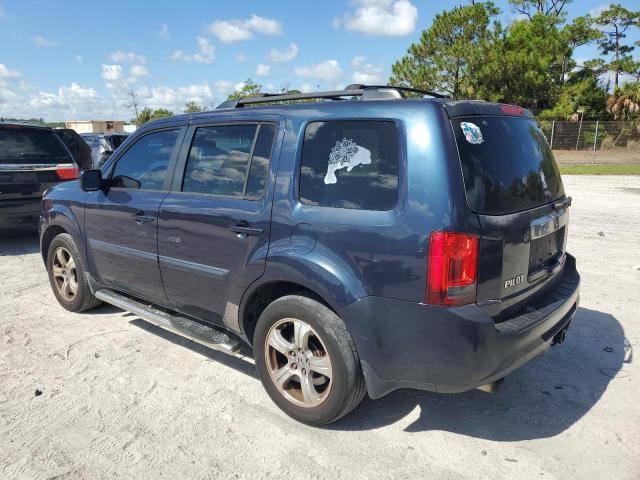 5FNYF3H66CB034963 - 2012 HONDA PILOT EXL ლურჯი ფოტო 2