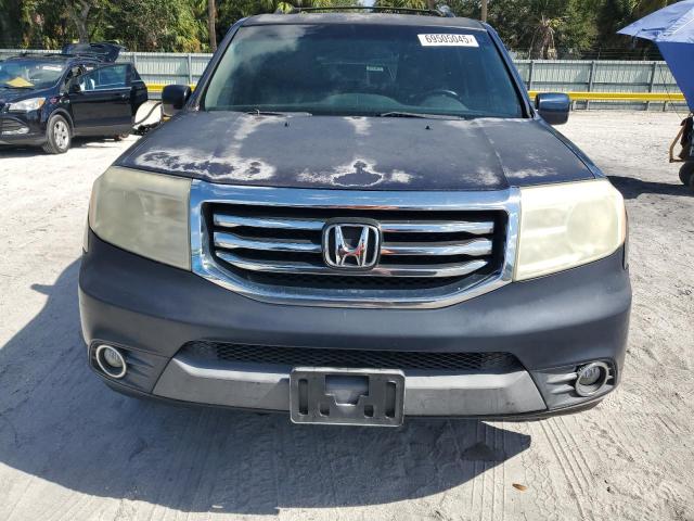 5FNYF3H66CB034963 - 2012 HONDA PILOT EXL ლურჯი ფოტო 5