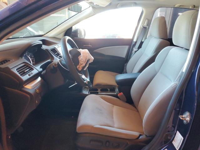 2HKRM4H56GH653075 - 2016 HONDA CR-V EX BLUE photo 7