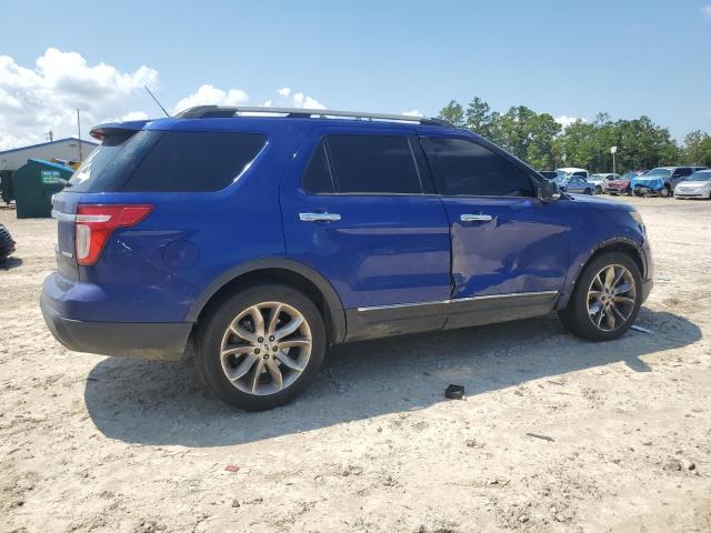 1FM5K7D89DGC77120 - 2013 FORD EXPLORER XLT BLUE photo 3