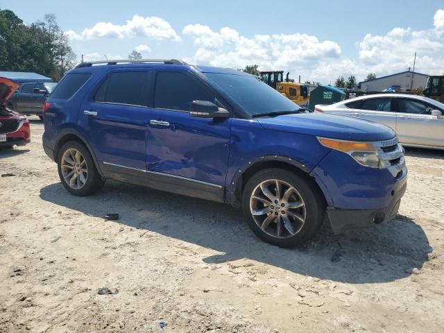 1FM5K7D89DGC77120 - 2013 FORD EXPLORER XLT BLUE photo 4