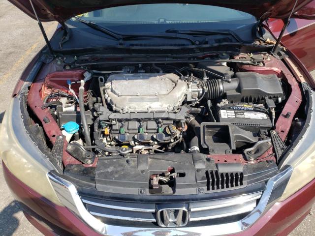 1HGCR3F91DA022598 - 2013 HONDA ACCORD TOURING MAROON photo 11