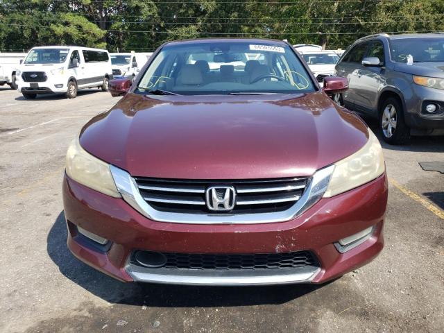 1HGCR3F91DA022598 - 2013 HONDA ACCORD TOURING MAROON photo 5