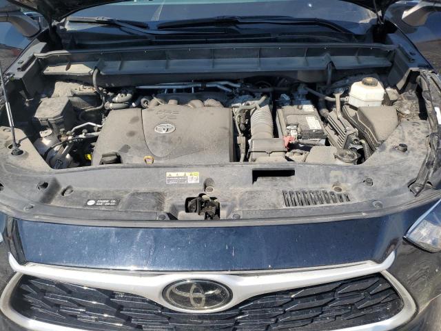 5TDBZRBH0MS112211 - 2021 TOYOTA HIGHLANDER L BLACK photo 12