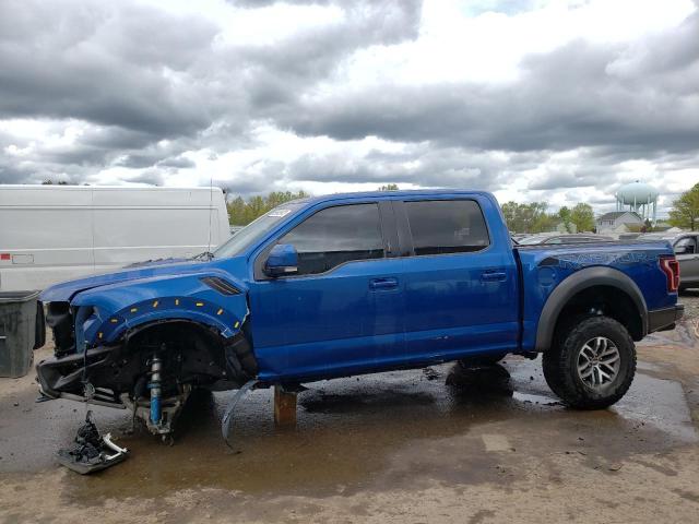 1FTFW1RGXJFD66254 - 2018 FORD F150 RAPTOR BLUE photo 1