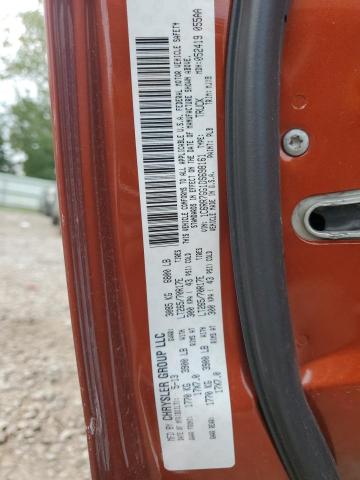 1C6RR7GG1DS698161 - 2013 RAM 1500 SLT ORANGE photo 12