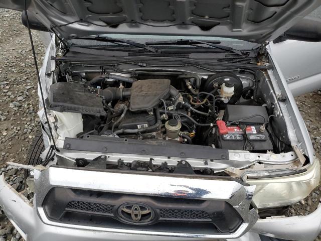 5TFUX4ENXCX011513 - 2012 TOYOTA TACOMA ACCESS CAB ვერცხლისფერი ფოტო 11