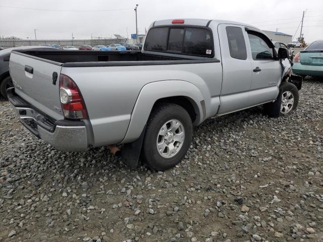 5TFUX4ENXCX011513 - 2012 TOYOTA TACOMA ACCESS CAB ვერცხლისფერი ფოტო 3