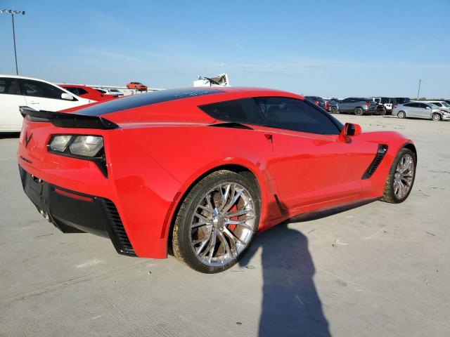 1G1YS2D67H5602375 - 2017 CHEVROLET CORVETTE Z06 2LZ RED photo 3