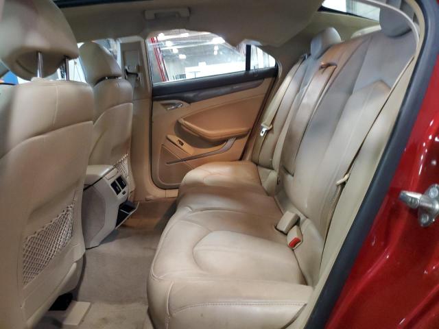 1G6DJ5EG1A0142458 - 2010 CADILLAC CTS PERFORMANCE COLLECTION Rojo foto 10