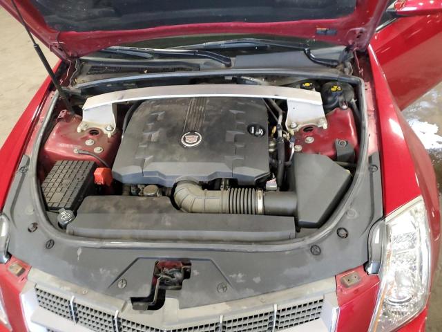1G6DJ5EG1A0142458 - 2010 CADILLAC CTS PERFORMANCE COLLECTION Rojo foto 11