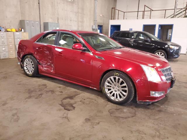 1G6DJ5EG1A0142458 - 2010 CADILLAC CTS PERFORMANCE COLLECTION Rojo foto 4