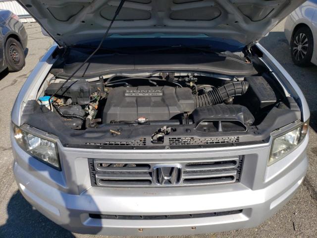 2HJYK16508H500264 - 2008 HONDA RIDGELINE RTL SILVER photo 11