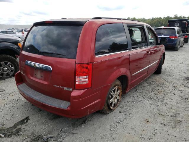 2A4RR5D14AR230087 - 2010 CHRYSLER TOWN & COU TOURING 勃艮第红 照片 4