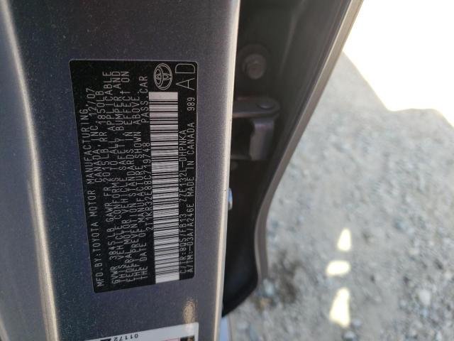 2T1KR32E88C719748 - 2008 TOYOTA COROLLA MA XR BLUE photo 12