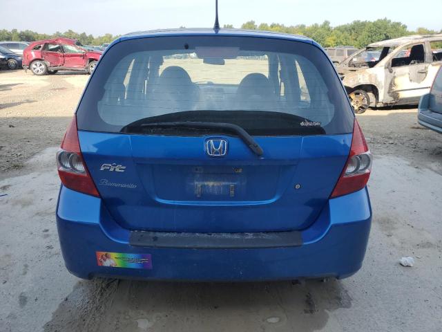 JHMGD38498S052110 - 2008 HONDA FIT BLUE photo 6