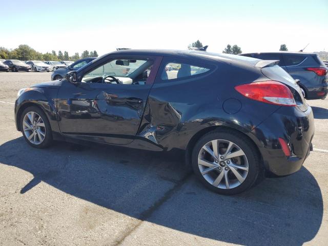 KMHTC6AD0HU309119 - 2017 HYUNDAI VELOSTER BLACK photo 2