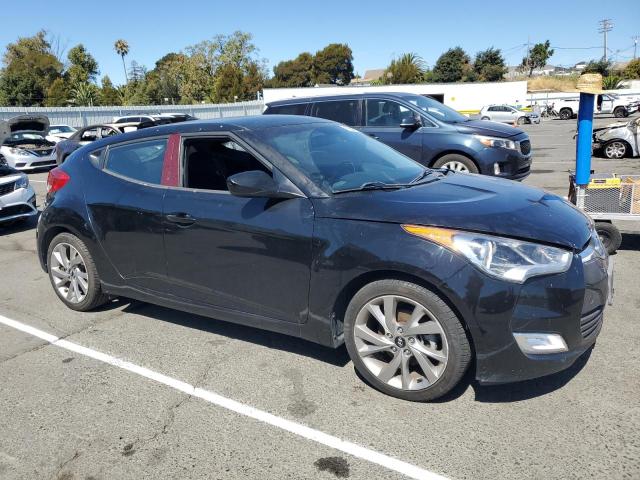 KMHTC6AD0HU309119 - 2017 HYUNDAI VELOSTER BLACK photo 4