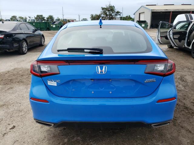 19XFL1H82PE014243 - 2023 HONDA CIVIC SPORT TOURING BLUE photo 6