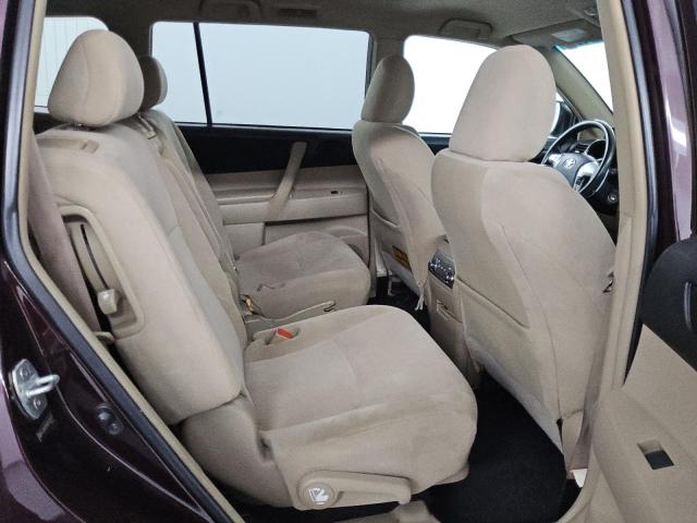 5TDBK3EHXDS202477 - 2013 TOYOTA HIGHLANDER BASE Бордовий фото 11