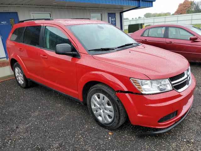 3C4PDCAB8JT382335 - 2018 DODGE JOURNEY SE RED photo 4