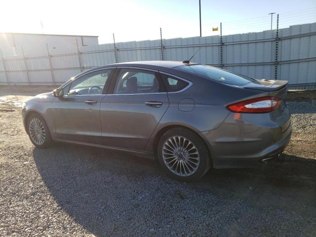 3FA6P0K94ER142950 - 2014 FORD FUSION TITANIUM GRAY photo 2