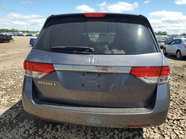 5FNRL5H46FB064623 - 2015 HONDA ODYSSEY EX SILVER photo 6