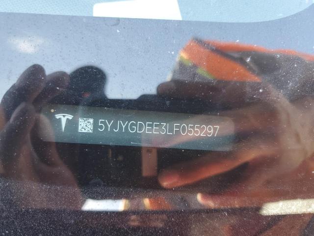 5YJYGDEE3LF055297 - 2020 TESLA MODEL Y RED photo 12