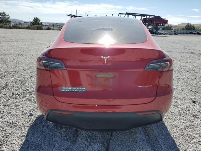 5YJYGDEE3LF055297 - 2020 TESLA MODEL Y RED photo 6
