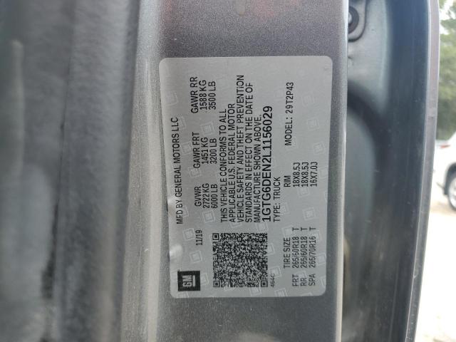 1GTG6DEN2L1156029 - 2020 GMC CANYON SLT CHARCOAL photo 12