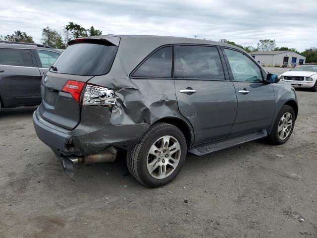 2HNYD28408H500171 - 2008 ACURA MDX TECHNOLOGY GRAY photo 3